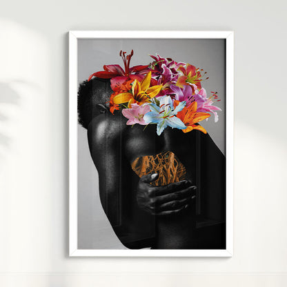 Quadro A dor de florescer por Bruna Carolina