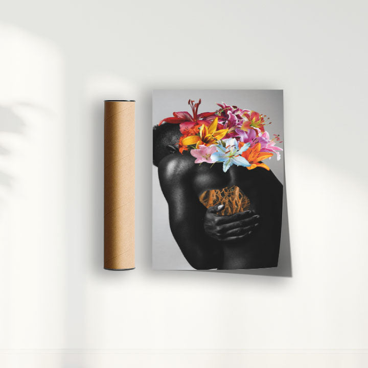 Quadro A dor de florescer por Bruna Carolina