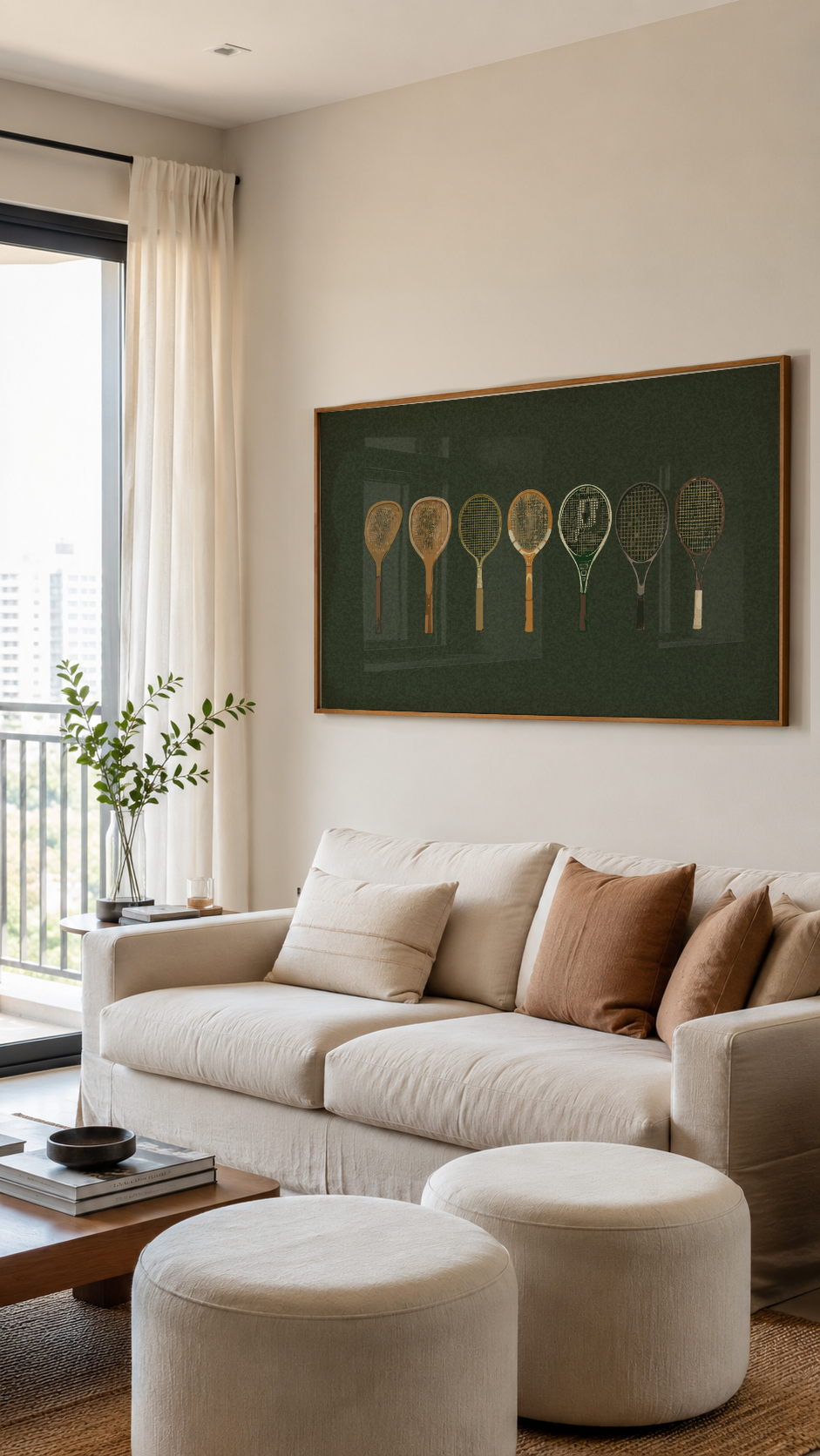 Quadro Raquetes de Tênis II