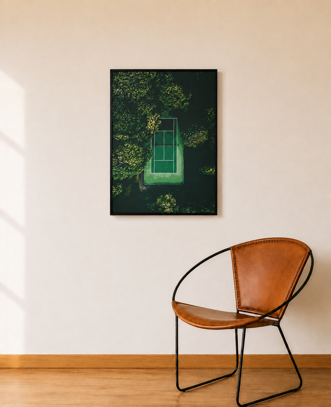 Quadro Green court pronta entrega A2