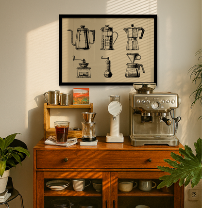 Quadro Preparação do Café