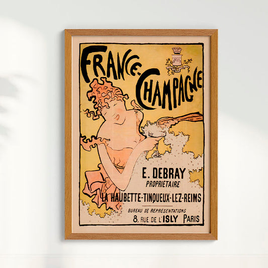 Quadro Vintage Poster France-Champagne Pierre Bonnard