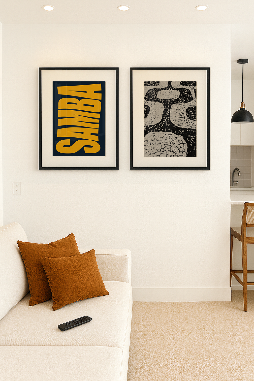 Composição de Quadros Samba de Ipanema