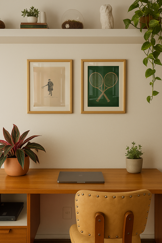 Composição de Quadros dupla tenni