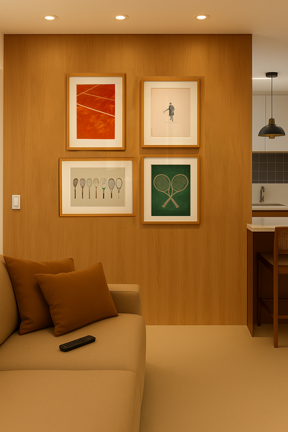 Composição de Quadros Tennis com Paspatur II