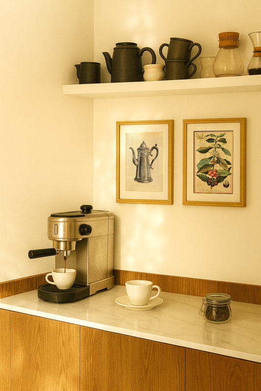 Composição de Quadros Café Vintage