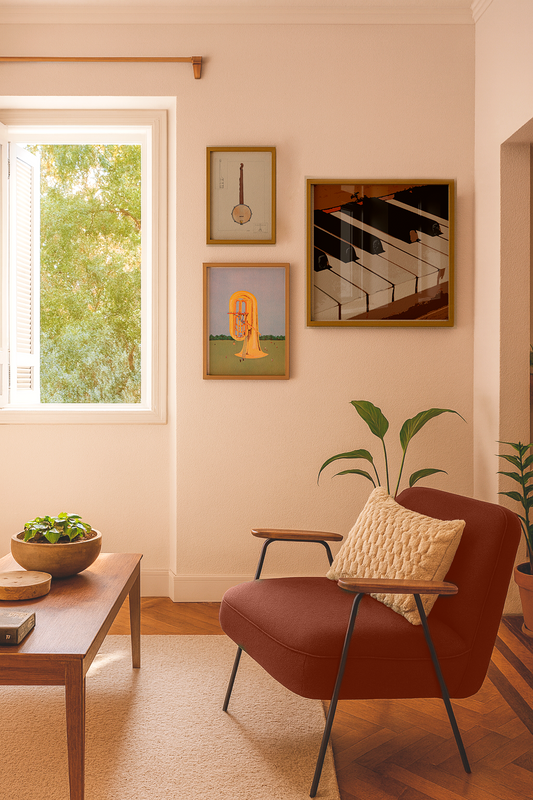 Composição Music vintage