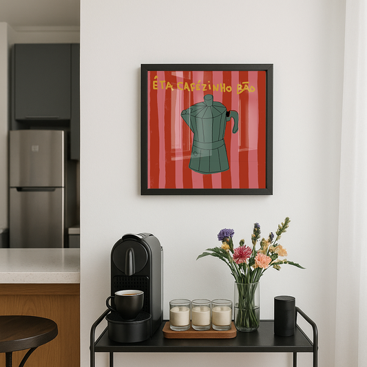 Quadro Cafezinho por Heloisa Camargo