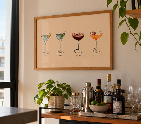 Quadro tipos de Martini