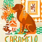 Quadro Cachorro caramelo por Elizeu Galvão