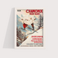 Chamonix poster vintage - LARTESTUDIO