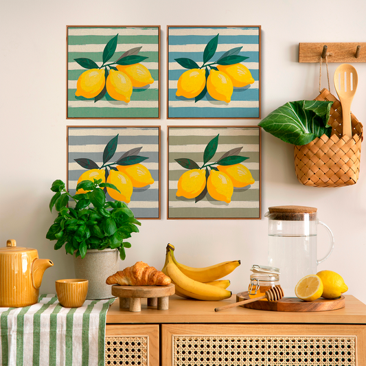 Composição quadros Limão Siciliano