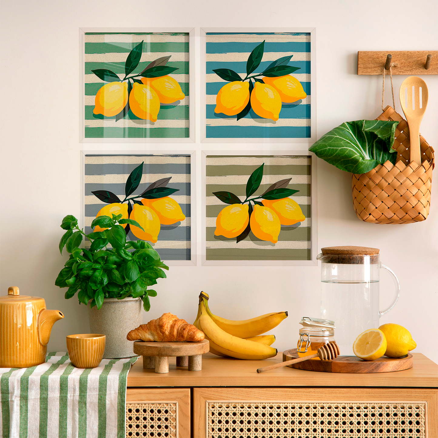 Composição quadros Limão Siciliano