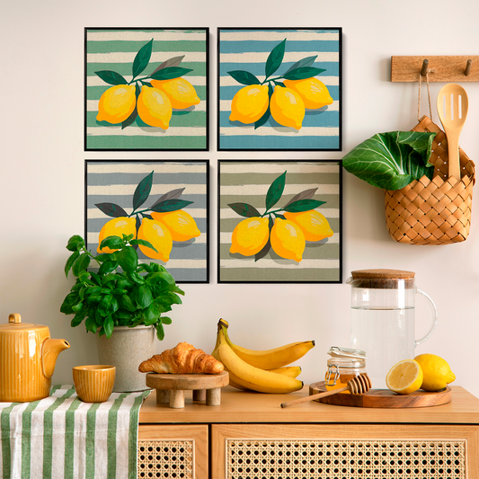 Composição quadros Limão Siciliano