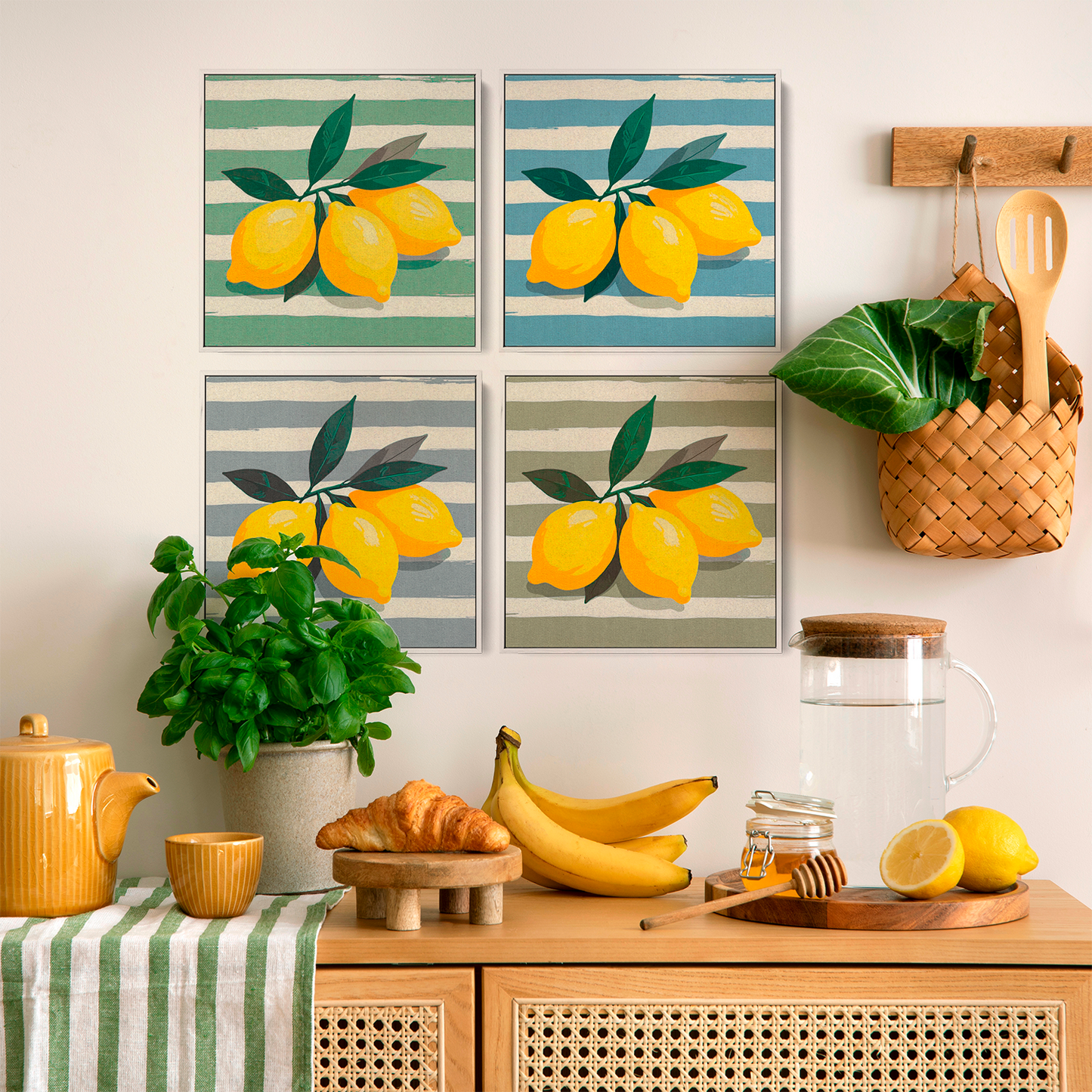 Composição quadros Limão Siciliano