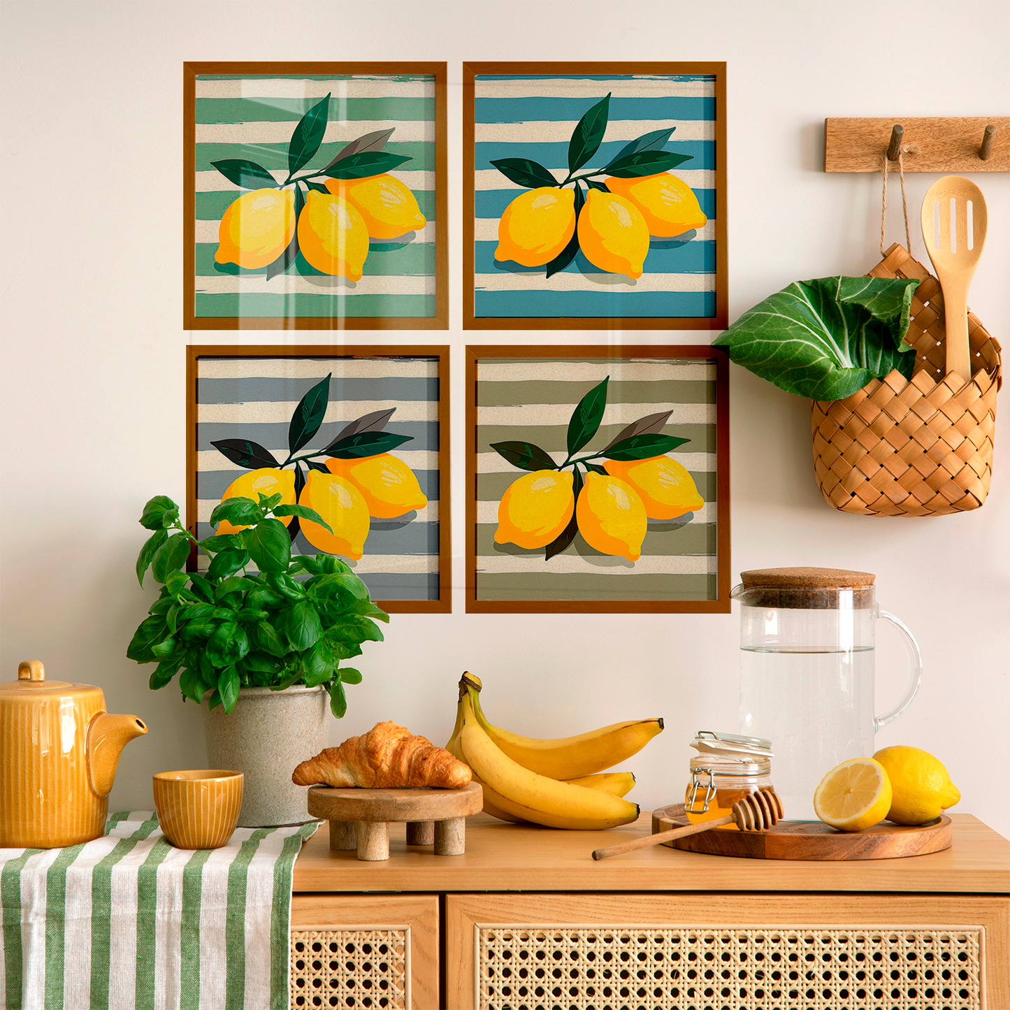 Composição quadros Limão Siciliano