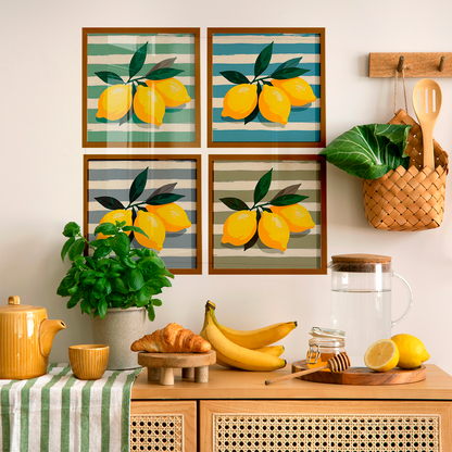 Composição quadros Limão Siciliano