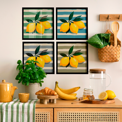 Composição quadros Limão Siciliano