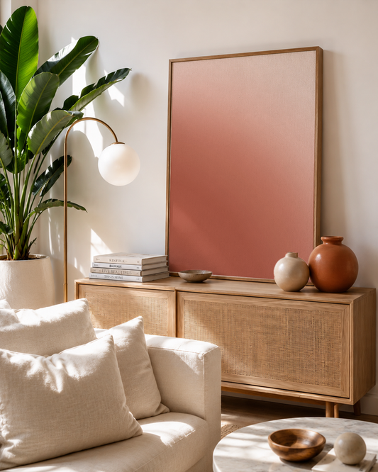 Quadro Degradê rosa por Nicole Romão