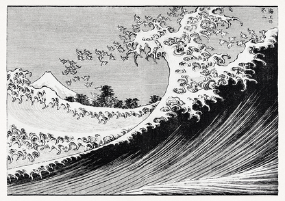 Quadro cem Vistas do Monte Fuji por Katsushika Hokusai