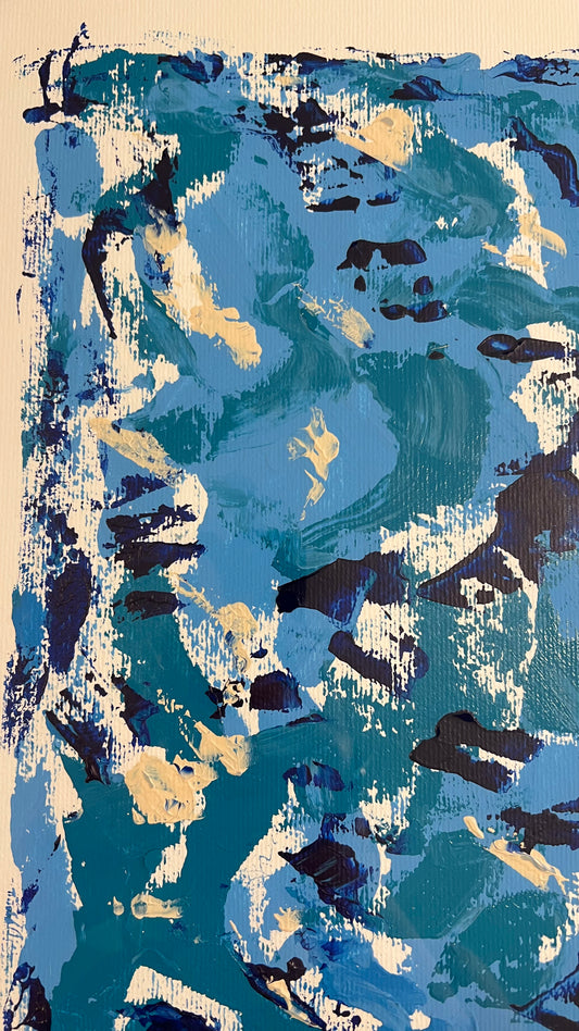 Quadro D.H.G Serie Azul II - Peça única