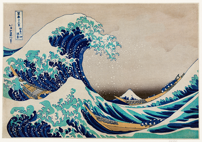 The Great Wave off Kanagawa por Katsushika Hokusai