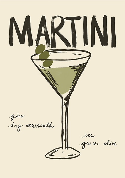 Quadro Martini por Bruna Miyuki