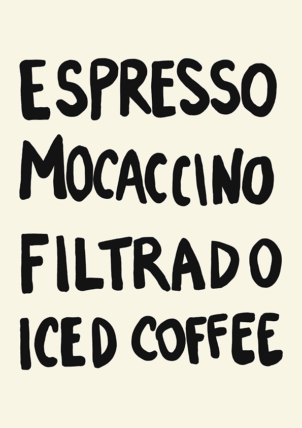 Quadro Menu do dia por Bruna Miyuki