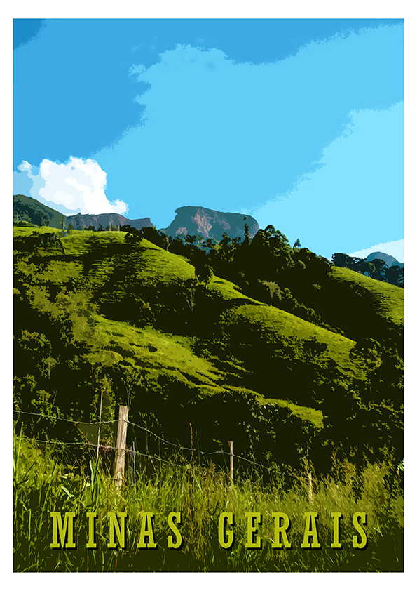 Quadro Minas Gerais por Angus Waddacor-McConill
