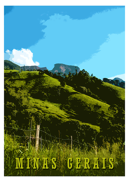 Quadro Minas Gerais por Angus Waddacor-McConill