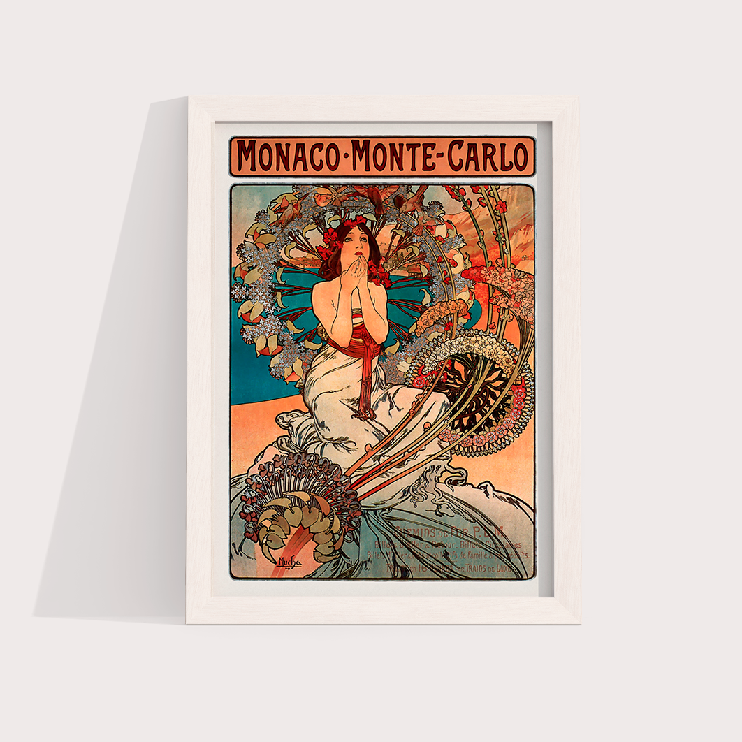 Monte Carlo por Alphonse Mucha
