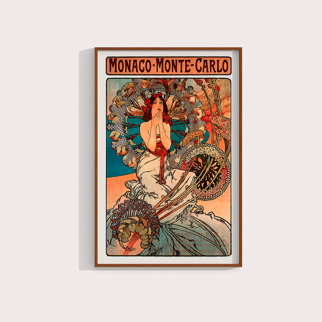 Monte Carlo por Alphonse Mucha