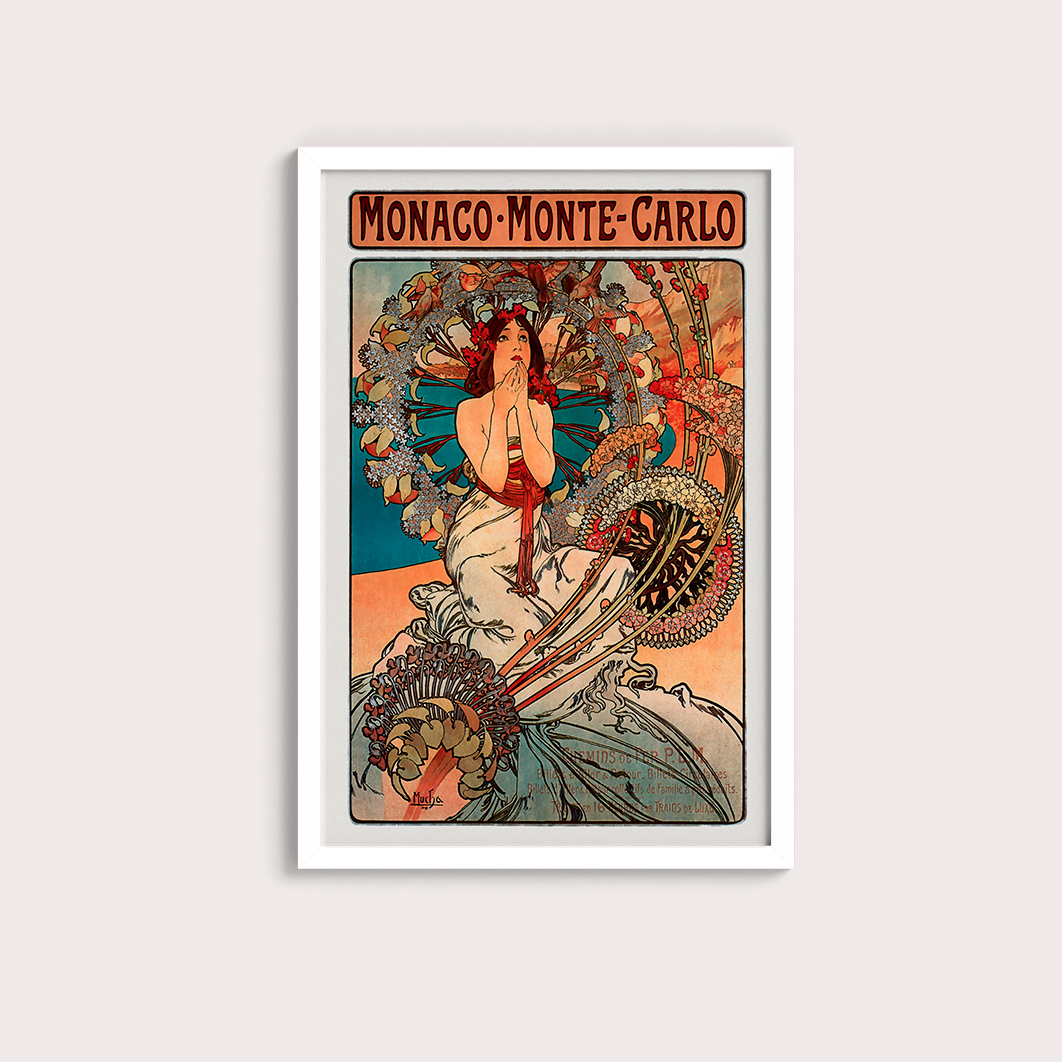 Monte Carlo por Alphonse Mucha