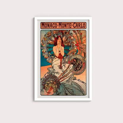 Monte Carlo por Alphonse Mucha