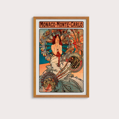 Monte Carlo por Alphonse Mucha