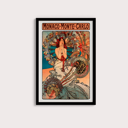 Monte Carlo por Alphonse Mucha