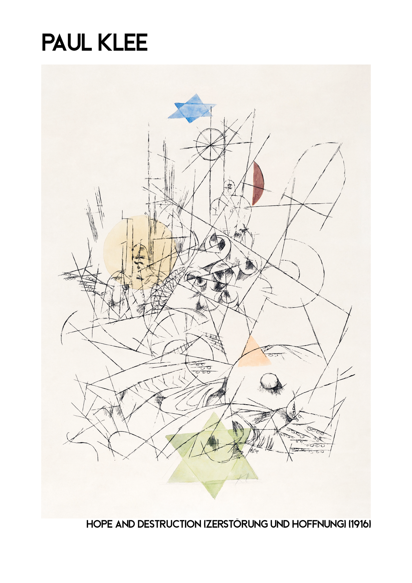 Paul Klee Hope and Destruction (Zerstörung und Hoffnung)