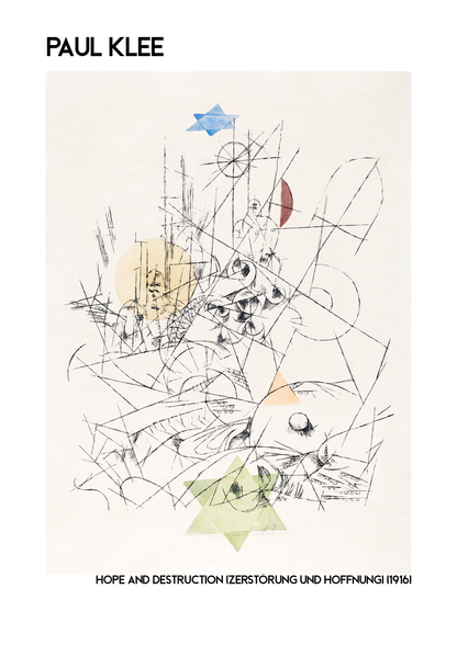 Paul Klee Hope and Destruction (Zerstörung und Hoffnung)