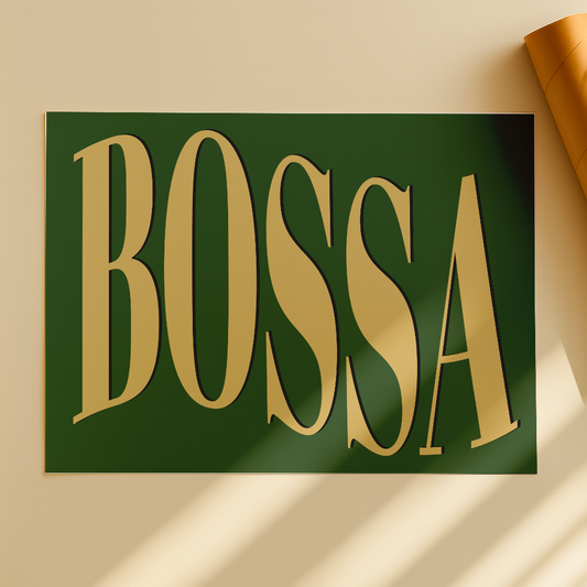 Print Bossa tamanho A3 Pronta Enrega