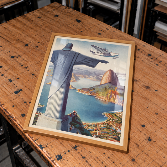 Quadro Rio de Janeiro vintage - Pronta Entrega