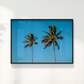 Quadro Dois coqueiros - Irmãos de Sol por Larissa Heitmann