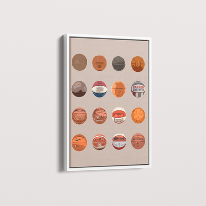 Quadro Bolas de Basquete