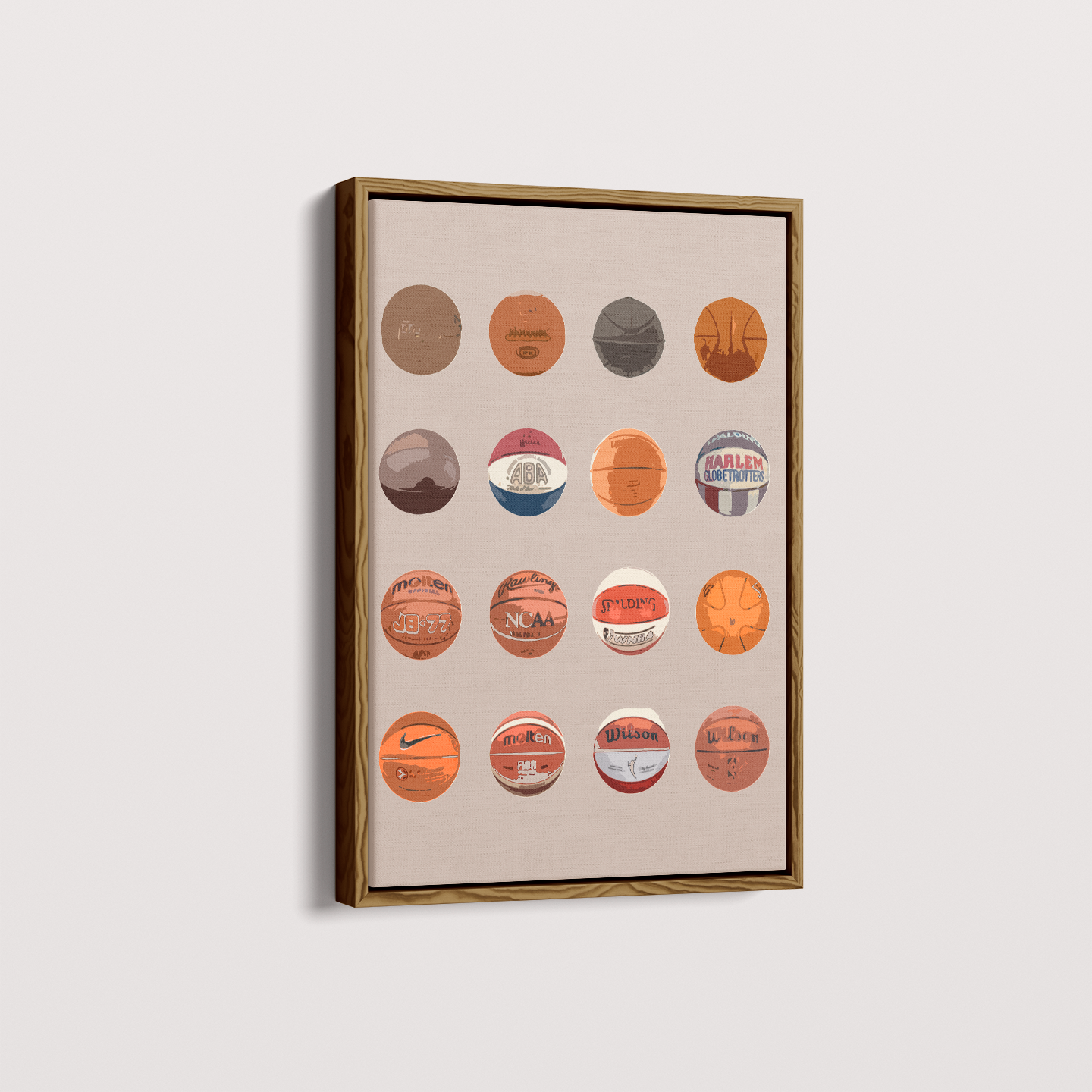 Quadro Bolas de Basquete