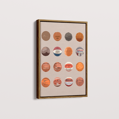 Quadro Bolas de Basquete