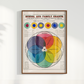 Esquema de cores Poster vintage