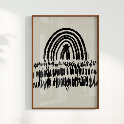 Quadro Curva Horizonte por Intui.Art