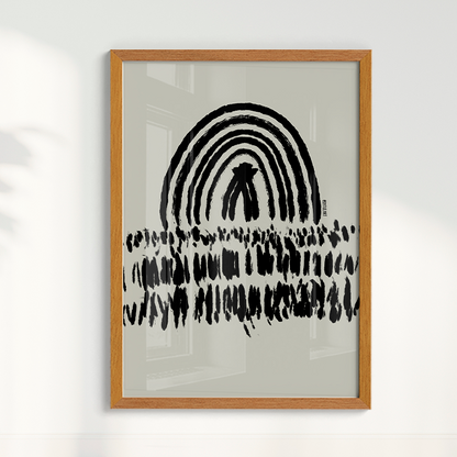 Quadro Curva Horizonte por Intui.Art