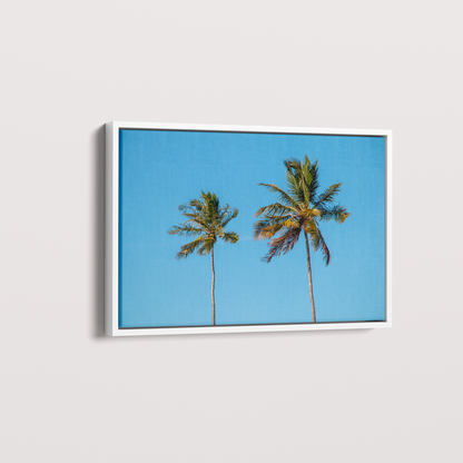Quadro Dois coqueiros - Irmãos de Sol por Larissa Heitmann