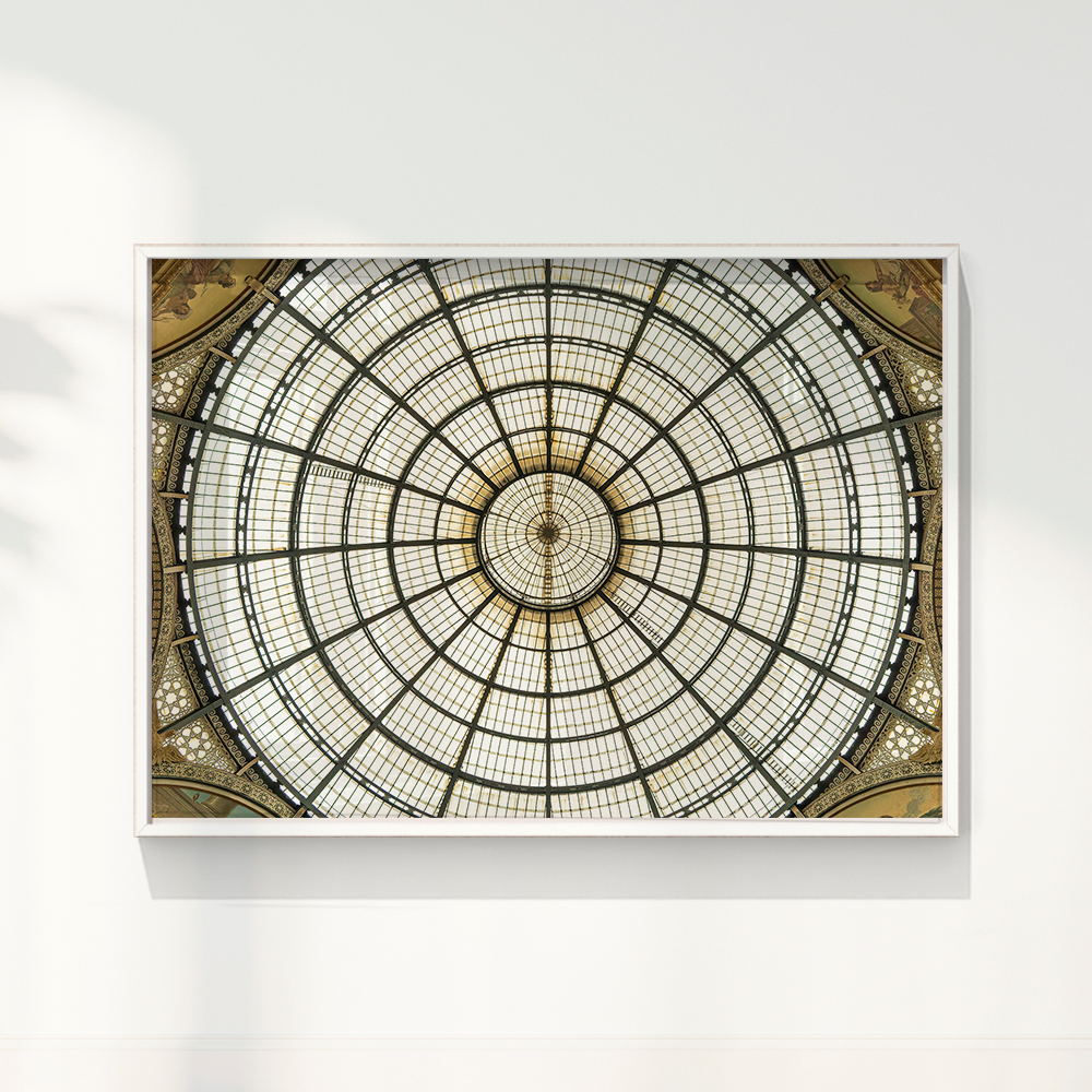 Quadro Galeria Vittorio Emanuele por Vanessa Zago - Tiragem Limitada
