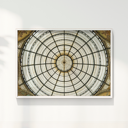 Quadro Galeria Vittorio Emanuele por Vanessa Zago - Tiragem Limitada